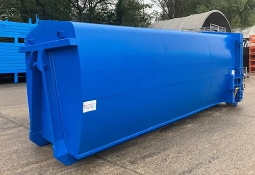 30 CUBIC YARD SMOOTH SIDED COMPACTION CONTAINER - BACK